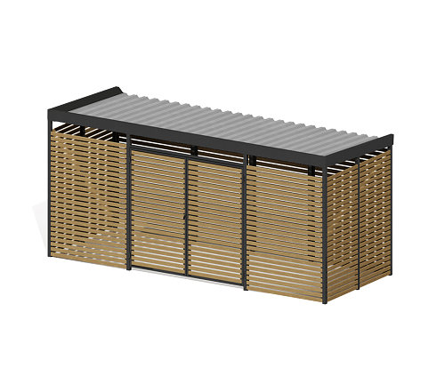 Контейнерная площадка “Бункер” (на 3 контейнера)