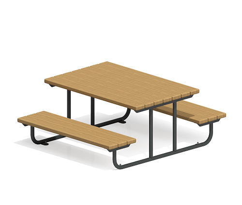 Стол со скамьями “Квартал”