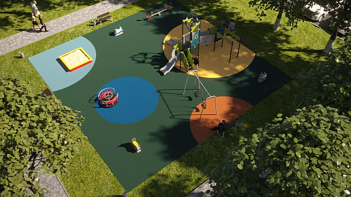 Игровая площадка №19 (15 x 15 м)