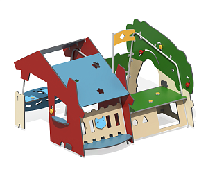 Игровое оборудование “Домик и садик”