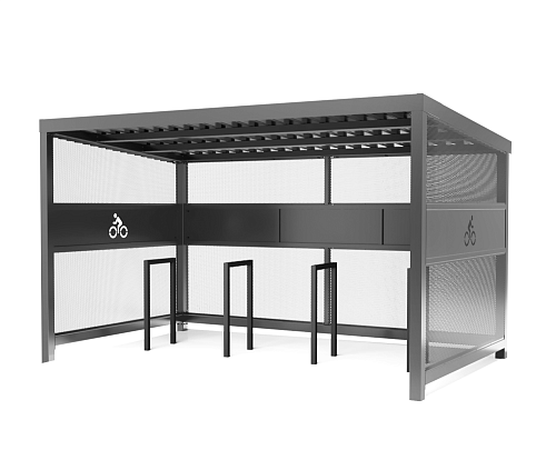 Навес для колясок и велосипедов “Ритм”