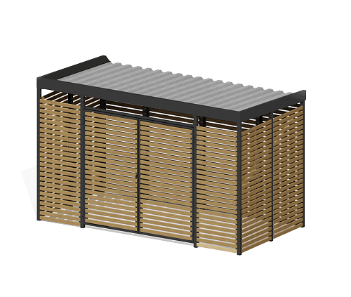 Контейнерная площадка “Бункер” (на 2 контейнера)