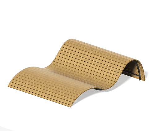 Шезлонг двойной “Океан”