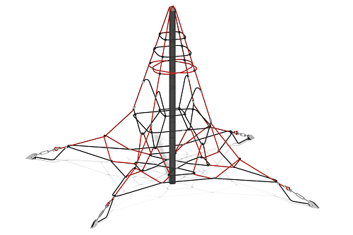 Канатная пирамида “Альтаир”