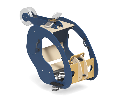 Качалка на двойной пружине “Вертолет”