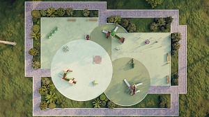 Игровая площадка №11 (40 x 23м)