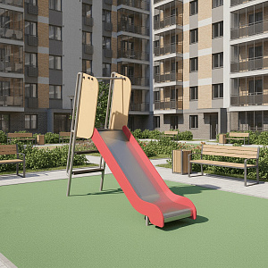 Горка h950, скат нержавейка Романа 110.22.00