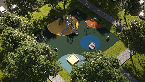 Игровая площадка №19 (15 x 15 м)